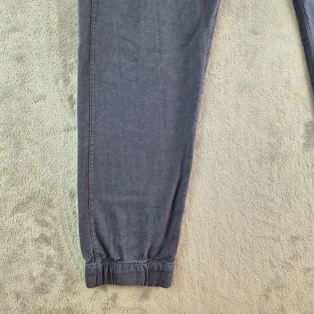 Mack Weldon Jogger Mens Pants Large Blue Stretch Elastic Waist Hem Drawstring